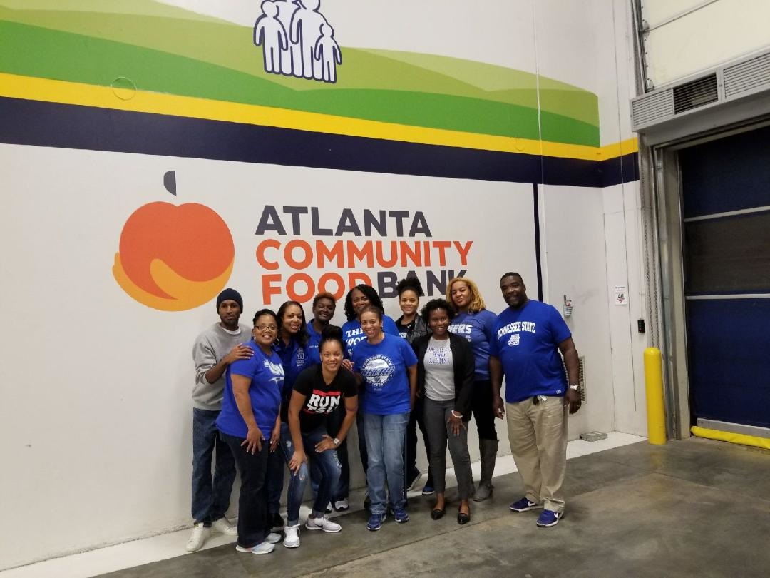 TSU ATL Chapter at the Atlanta Community Food Bank